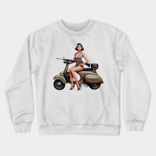 Scooter Girl Crewneck Sweatshirt